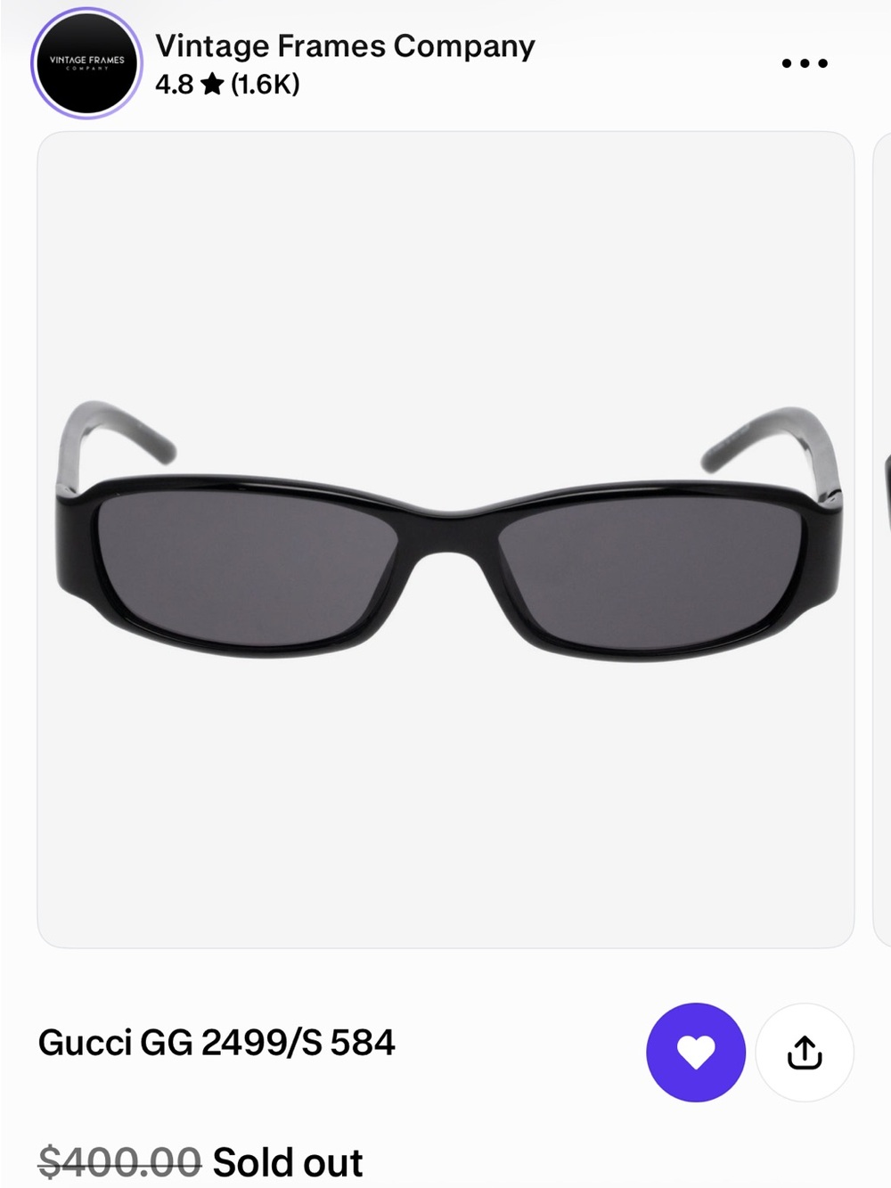 Vintage Gucci 2499/S Sunglasses
